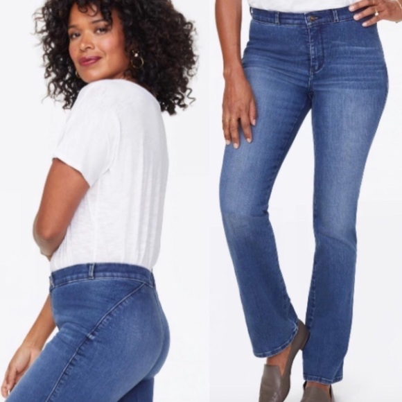 NYDJ Barbara Bootcut Jeans in Meloy Wash - Picture 1 of 15